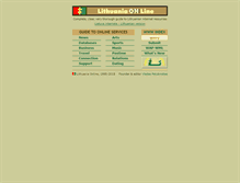 Tablet Screenshot of online.lt