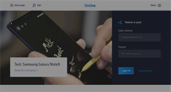 Desktop Screenshot of online.no