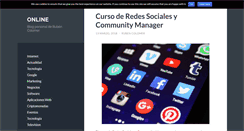 Desktop Screenshot of online.com.es